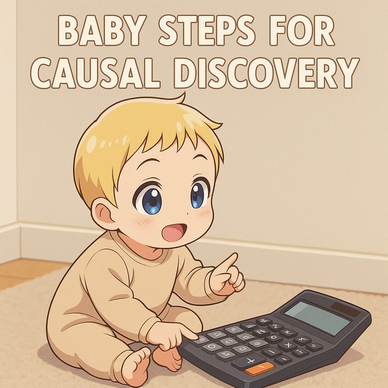 Thumbnail: Baby Steps for Causal Discovery